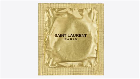 saint laurent condoms|Saint Laurent lance sa gamme de préservatifs 